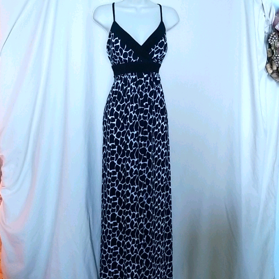 Giraffe Print Maxi Dress